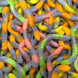 Serpents bicolores lisses 100g